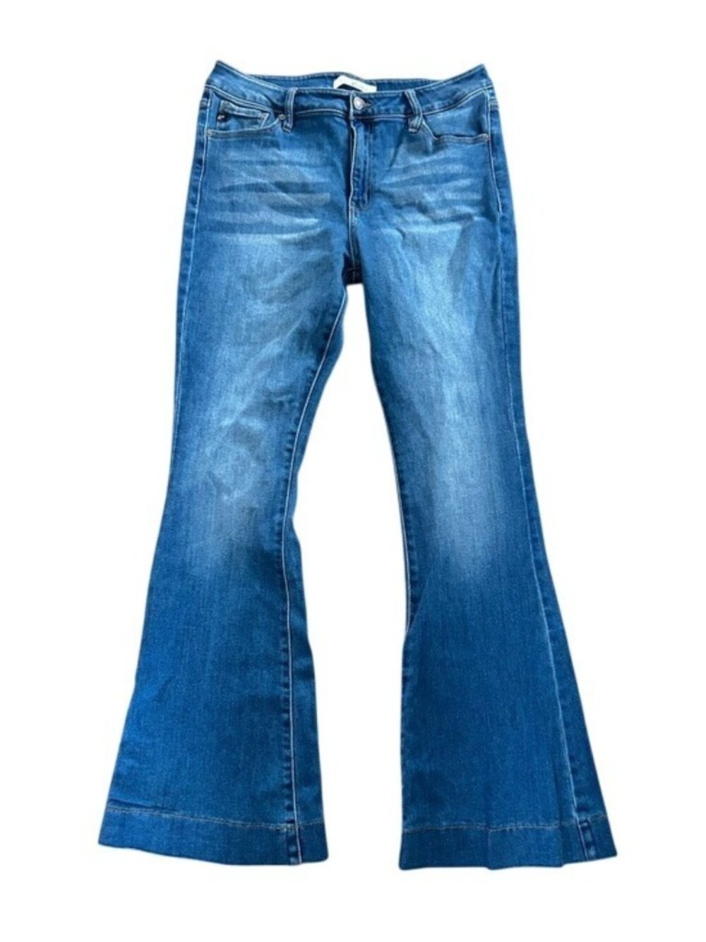 KanCan Denim Flared Jeans Medium Blue KC7124M Sz 15/31